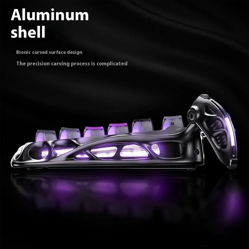 New MAITA Breaking The Cocoon 75K1Pro Mechanical Keyboard Competition Blog Aluminum Alloy Manufacturing Wireless Gaming Esports