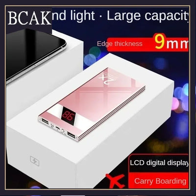 BCAK / Brand discount store Large capacity power bank rated 10000mAh Android ultra-thin mobile phone universal mobile power bank