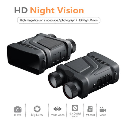 1080P Binocular Infrared Night-Visions Device Day Night Use Photo Video Taking 5X Digital Zoom 300M Full Dark Viewing Distance