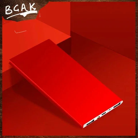 New Style BCAK Large capacity power bank rated 10000mAh Android ultra-thin mobile phone universal mobile power bank BCAK