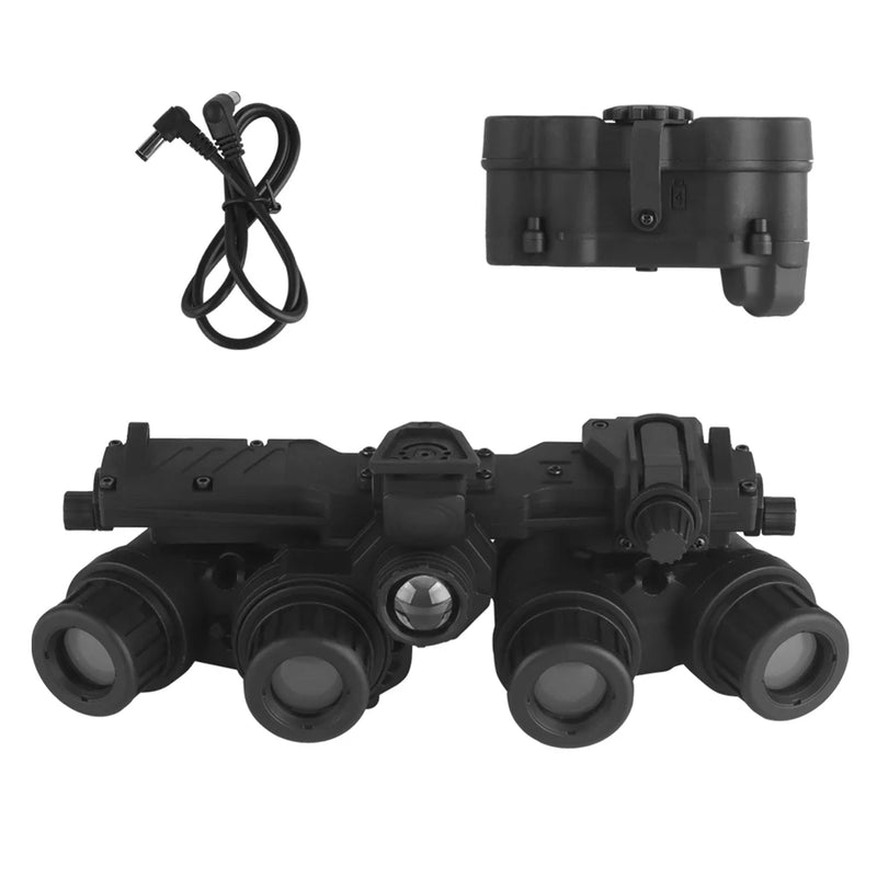 GPNVG 18 Night Vision Goggle Four-Eye Night Vision Device Model Dummy Binoculars Airsoft Hunting Binoculars for Cosplay Games