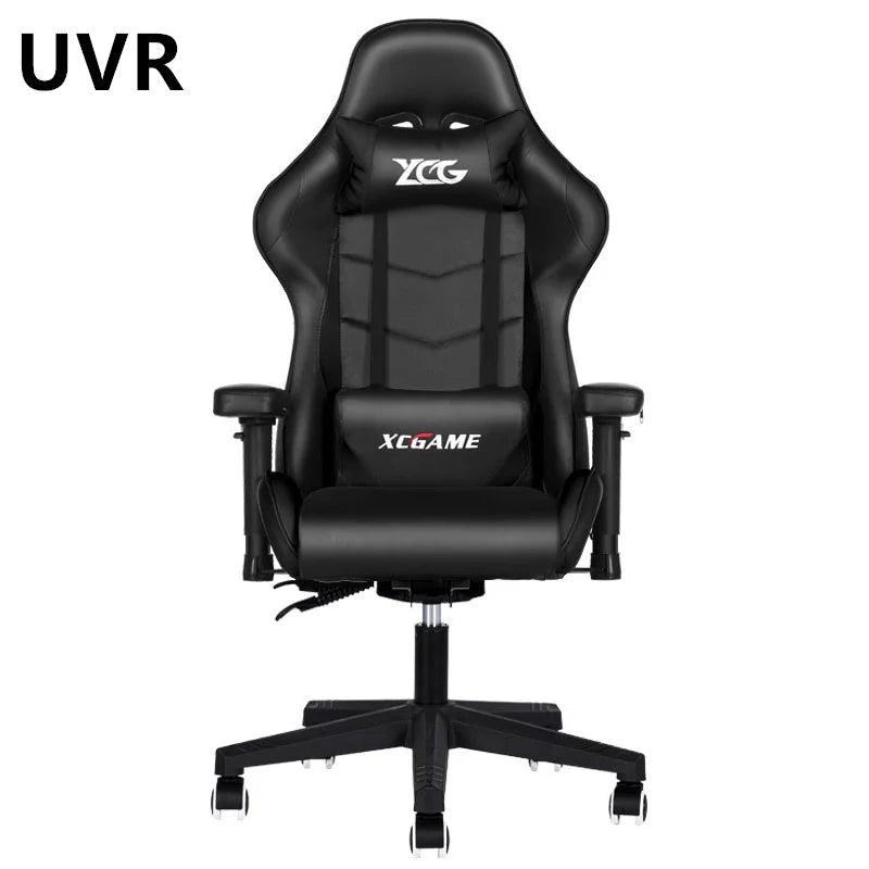 UVR WCG Gaming Chair Ergonomic Design Armchair Home Office ChairLift and Swivel Adjustable Backrest Stool Athletic Chair