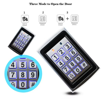 Metal Good Quality Standalone Access Control 125Khz RFID Card Password Smart Door Access Control