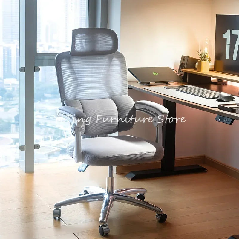 Ergonomic Lounge Mesh Office Chair Rocking Esports Study Gaming Chair Student Meeting Silla De Escritorio Office Furniture LVOC