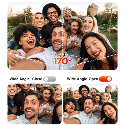 Active Action Camera Mini Camera 4K Ultra 48MP Waterproof Anti-shaking WIFI Remote View Machine Outdoor Cycling Mini Camera