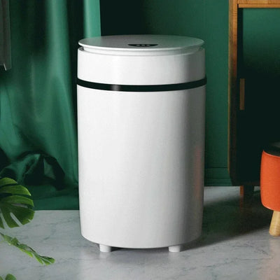 Mini Household Small Washing Machine - Washing and Draining Integrated, Semi-automatic, Single Barrel with Drying Function.