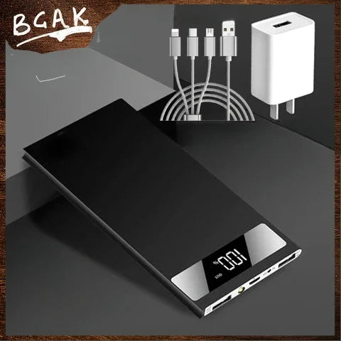 New Style BCAK Large capacity power bank rated 10000mAh Android ultra-thin mobile phone universal mobile power bank BCAK