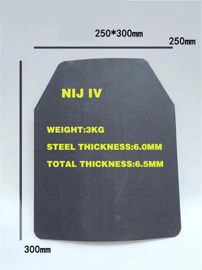 2PCS/lot AK47 M43 7.62mm Stand Alone Anti Ballistic Plate Bulletproof Backpack Panel Bullet Proof Steel Inserts With Test Report