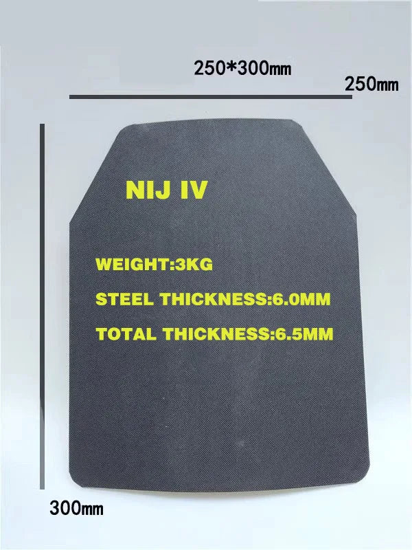 2PCS/lot AK47 M43 7.62mm Stand Alone Anti Ballistic Plate Bulletproof Backpack Panel Bullet Proof Steel Inserts With Test Report