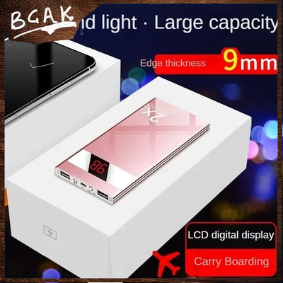 New Style BCAK Large capacity power bank rated 10000mAh Android ultra-thin mobile phone universal mobile power bank BCAK