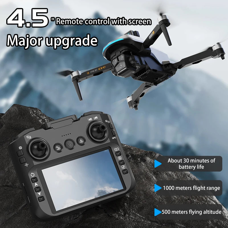 AE8 EVO Screen Control Drone 4K Professional GPS With Camera Positioning Aerial Photography Laser 360° Obstacle Avoidance 5G