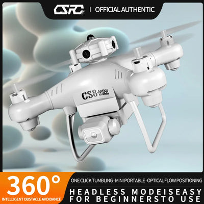 CS8 Mini Drone with 4k Dual Camera Optical Flow Location Smart Obstacle Avoidance RC Drone Toys for Kids