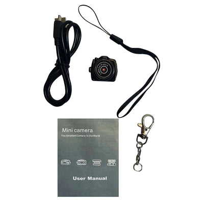 Tiny Camera HD Video Audio Recorder Car Sport Micro Cam Webcam With Mic Y2000 Camcorder Small DV DVR Security Nanny