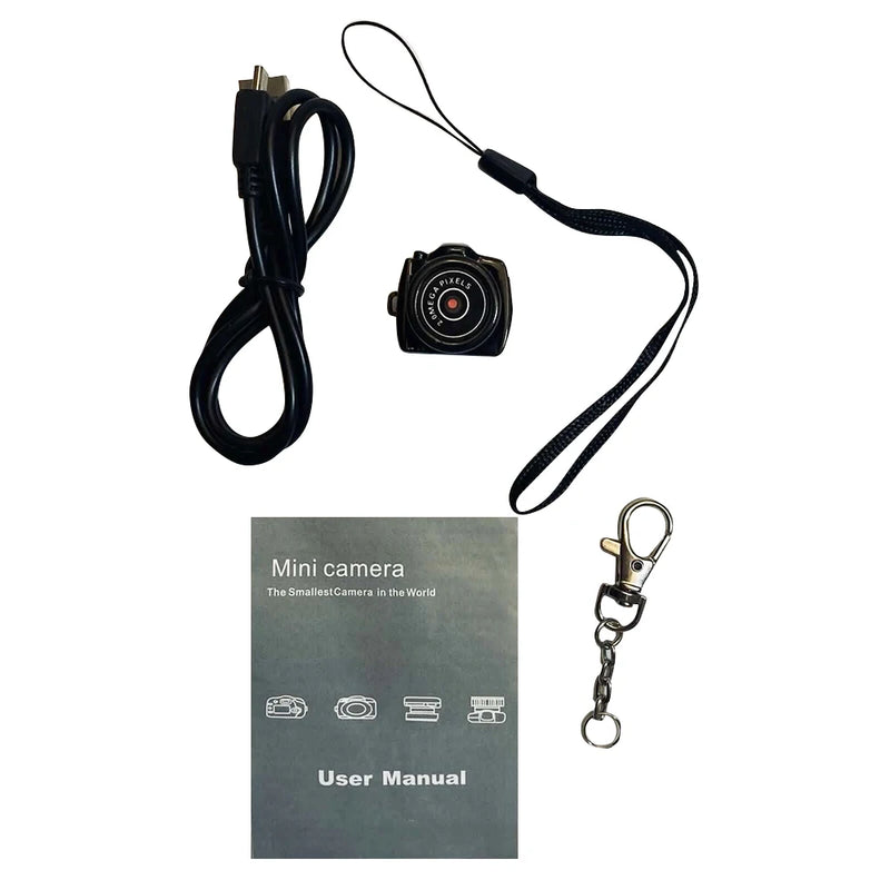 Tiny Camera HD Video Audio Recorder Car Sport Micro Cam Webcam With Mic Y2000 Camcorder Small DV DVR Security Nanny