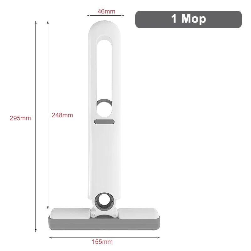 Mini Sponge Mop Hand-free Wash Mops Mini Portable Super Absorbent Mop for Desktop Floor Bathroom Kitchen Glass Car Cleaning