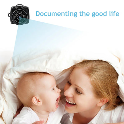 Y2000 Micro Camera 640x480 Video Resolution Small Pocket Security Monitor Device 30fps for Windows/MAC/Linux for Outdoor Sports