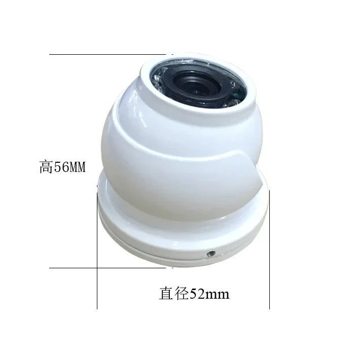 12V CCTV 1080P 720P AHD Camera AV Avation Outdoor Black Mini Dome Analog IR Cut For Car Bus Truck Home Surveillance video camera