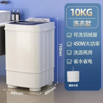10 kg large capacity Washing machine  household semi-automatic washing machine dormitory mini small rental house
