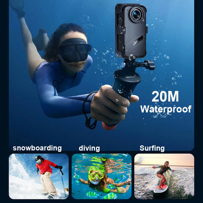Active Action Camera Mini Camera 4K Ultra 48MP Waterproof Anti-shaking WIFI Remote View Machine Outdoor Cycling Mini Camera