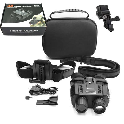 NV8160/R18/R19/R7/NV8000 1080P Night Vision Binoculars 4X Digital Zoom Infrared Head Mounted Camera for Hunting Tactics Goggle