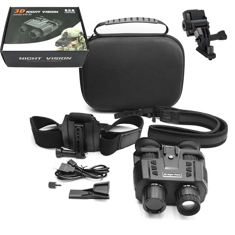 NV8160/R18/R19/R7/NV8000 1080P Night Vision Binoculars 4X Digital Zoom Infrared Head Mounted Camera for Hunting Tactics Goggle