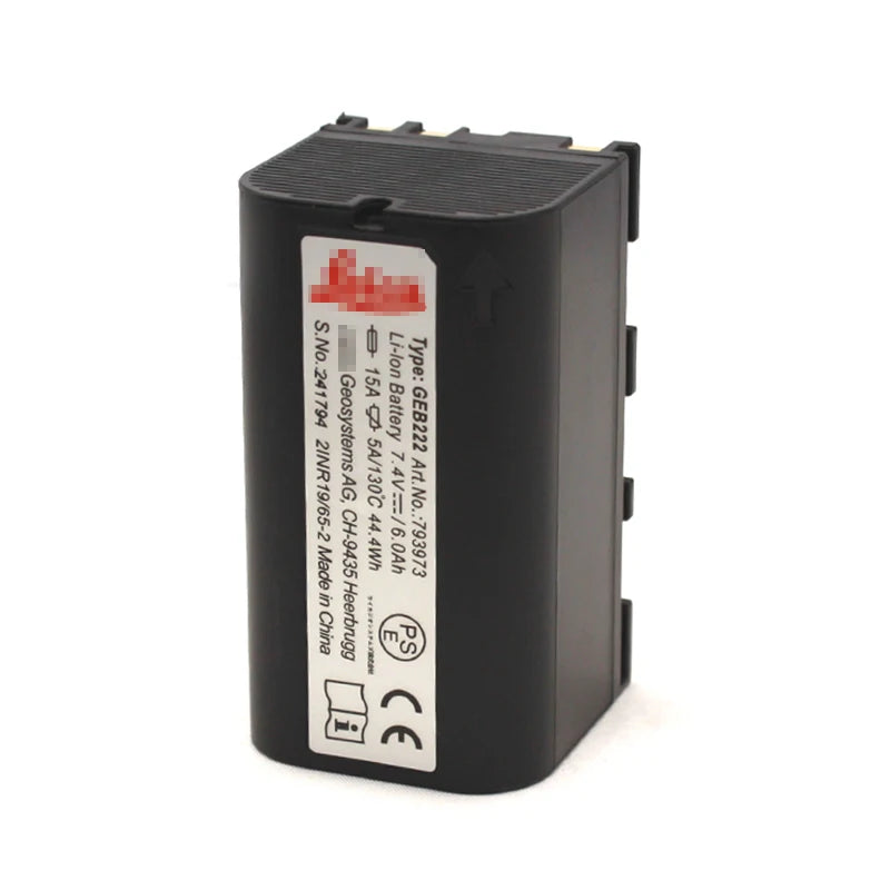 GEB222 Battery for Lei ca Total Station GPS System ATX1200 1230 TS02 TS06 TS09 TS15 TS16 TS13 TS11 TCR1201