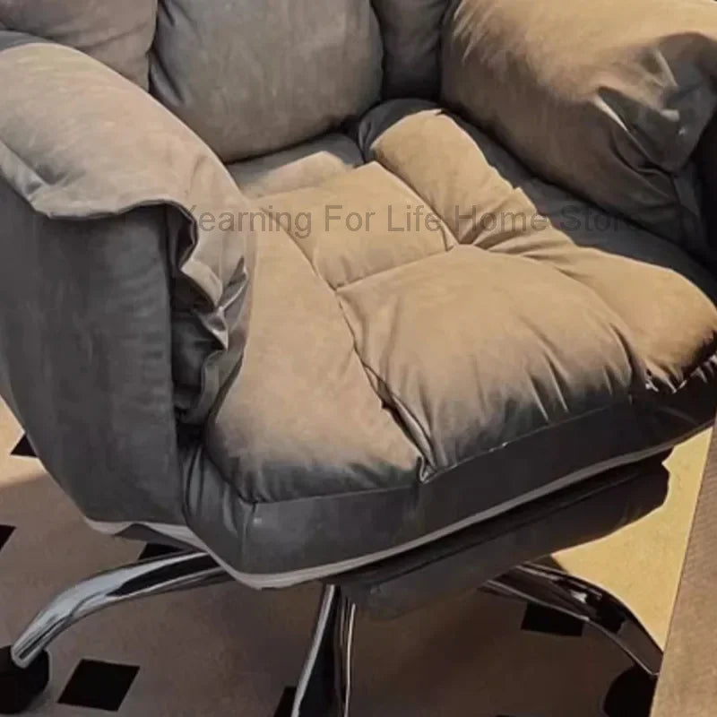 Leather Lazy Gaming Chairs Room Luxury Nordic Relax Recliner Sofa Design Reclining Rocking Chairs Furniture Entrance Hall