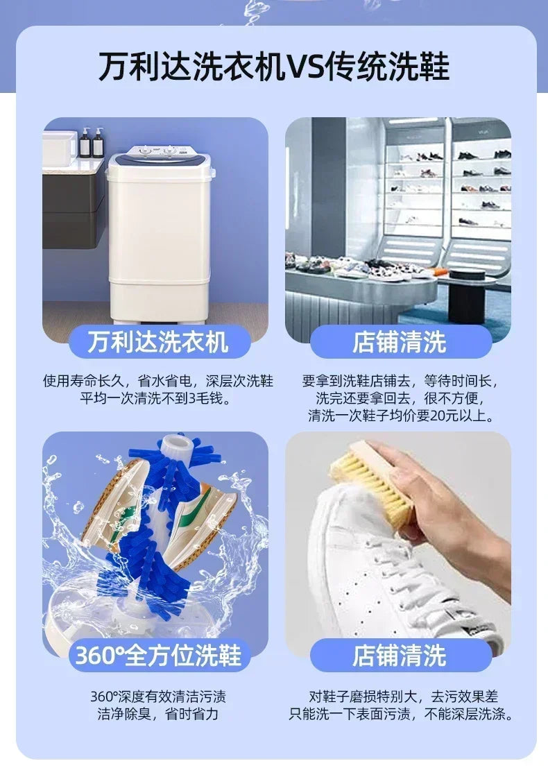 10 kg large capacity Washing machine  household semi-automatic washing machine dormitory mini small rental house