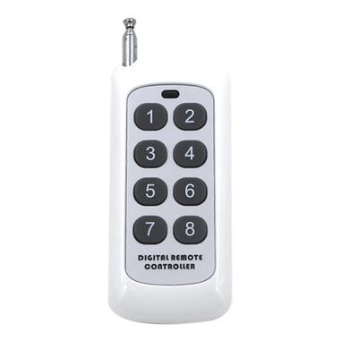 433MHz Universal RF Remote Control Wireless Learning Code Controller 2/4/6/8 Buttons Transmitter For Garage Door Gate Light