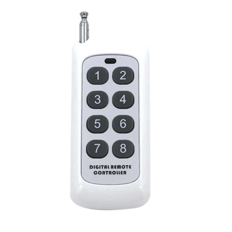 433MHz Universal RF Remote Control Wireless Learning Code Controller 2/4/6/8 Buttons Transmitter For Garage Door Gate Light