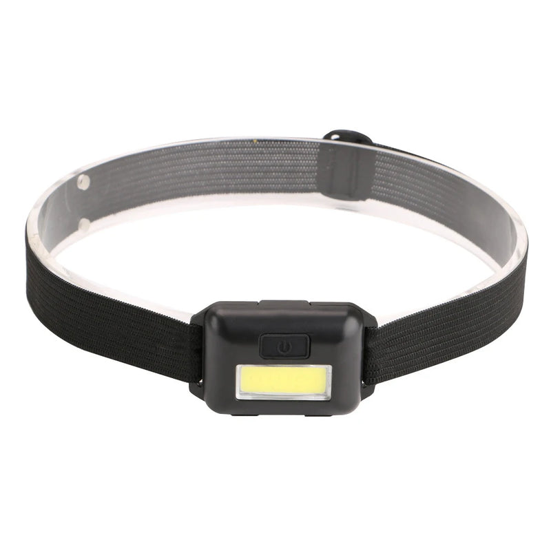 Powerful LED Headlamp COB USB Rechargeable Headlight Built-in Battery Waterproof Fishing Hiking Head Torch Headlamp