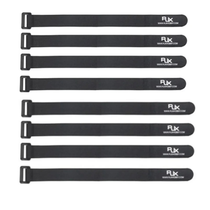 8Pcs Battery Ribbon Non-Slip Magic Tape Strap 300mmx20mm for RC Multirotor FPV Quadcopter Racing Drone Black