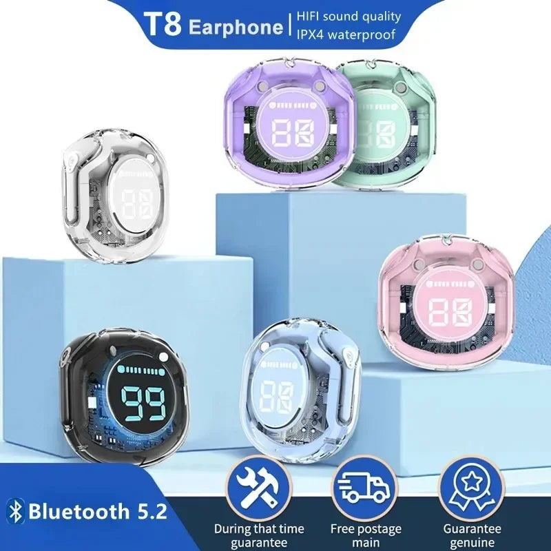 High quality NEW Air39 Wireless Bluetooth Headset BT TWS with ENC Noise Cancelling LED Power Display for Sports and Gaming