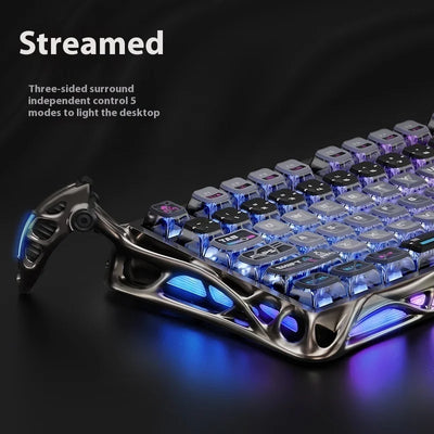 New MAITA Breaking The Cocoon 75K1Pro Mechanical Keyboard Competition Blog Aluminum Alloy Manufacturing Wireless Gaming Esports