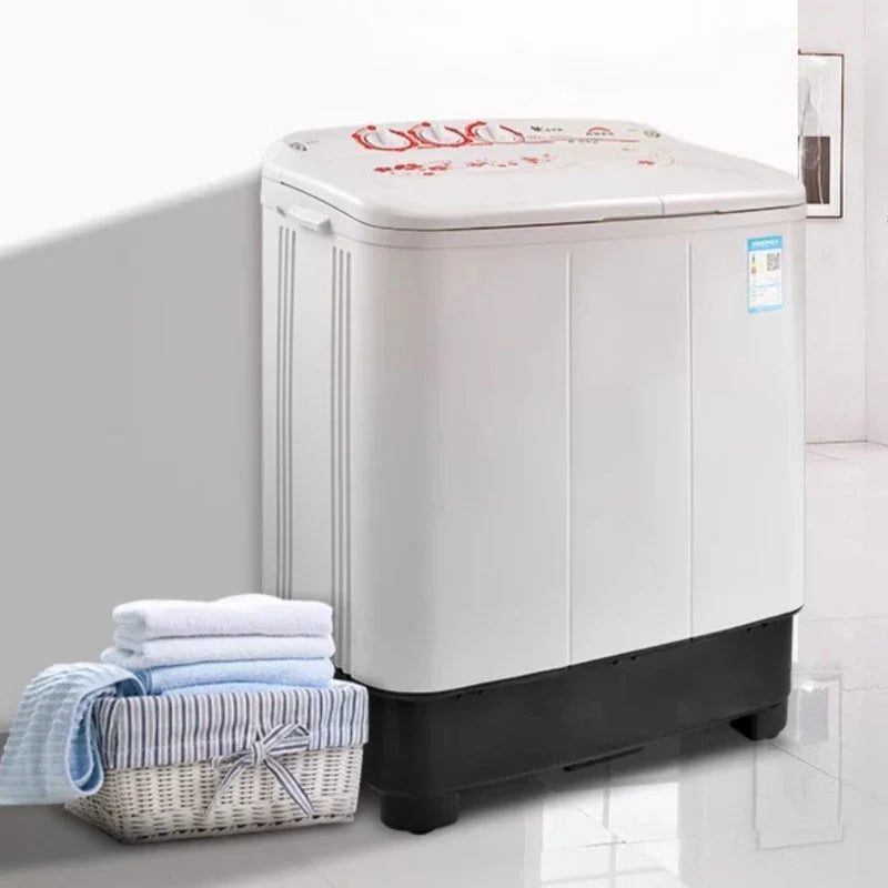 New household 8KG double barrel double cylinder semi-automatic washing machine large capacity small washing machine