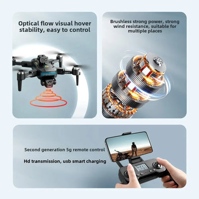 XT505 GPS Drone with 4K Camera  Long Battery Life Quadcopter Brushless Motor & Auto Return