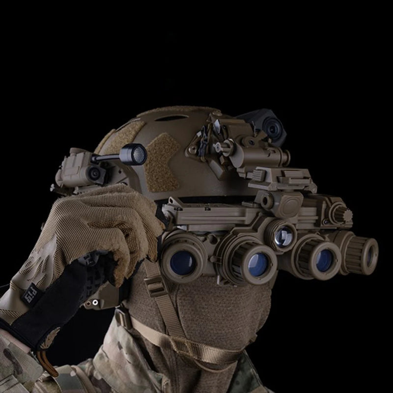GPNVG 18 Night Vision Goggle Four-Eye Night Vision Device Model Dummy Binoculars Airsoft Hunting Binoculars for Cosplay Games