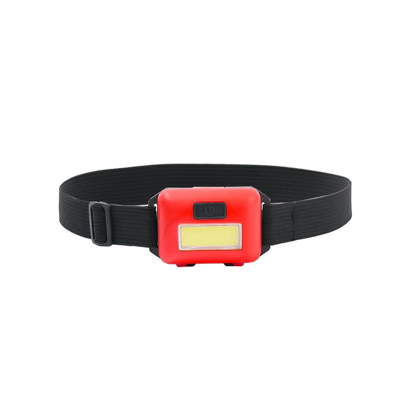 3/1Pcs Portable Mini Led Headlamps Battery Powered 3 Modes Cob Headlights Waterproof Head Light Hiking Camping LED Lamp Torch