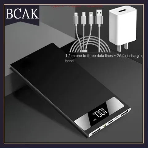 BCAK / Brand discount store Large capacity power bank rated 10000mAh Android ultra-thin mobile phone universal mobile power bank