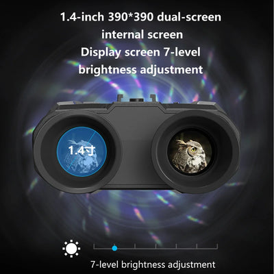 NV8160/R18/R19/R7/NV8000 1080P Night Vision Binoculars 4X Digital Zoom Infrared Head Mounted Camera for Hunting Tactics Goggle