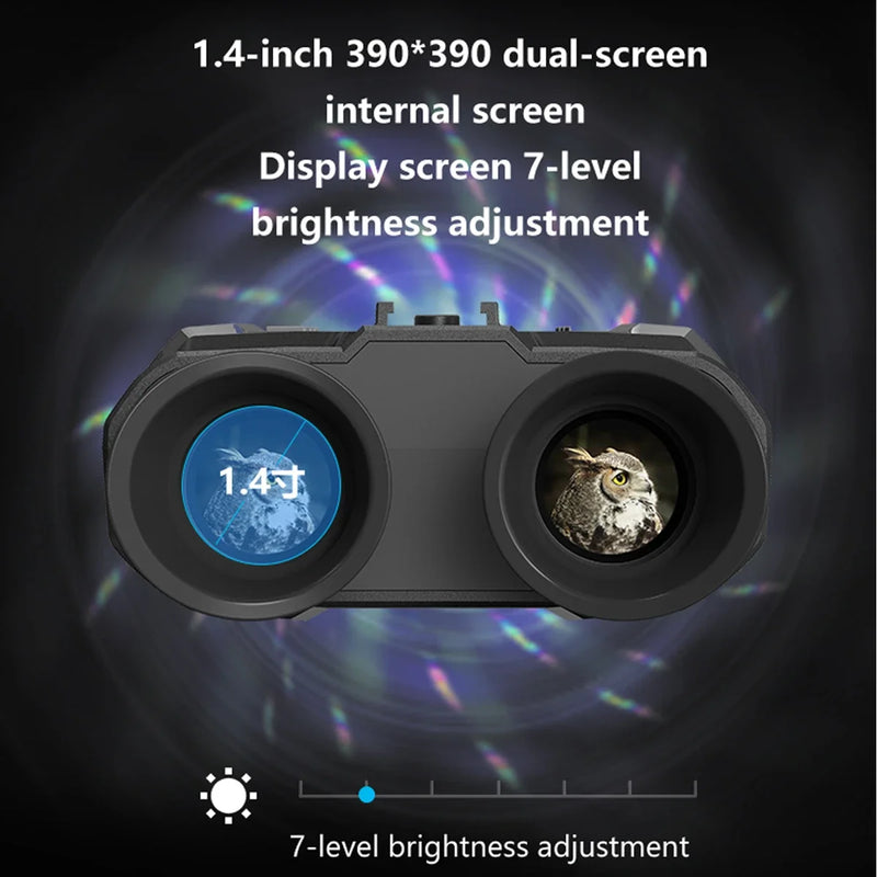 NV8160/R18/R19/R7/NV8000 1080P Night Vision Binoculars 4X Digital Zoom Infrared Head Mounted Camera for Hunting Tactics Goggle