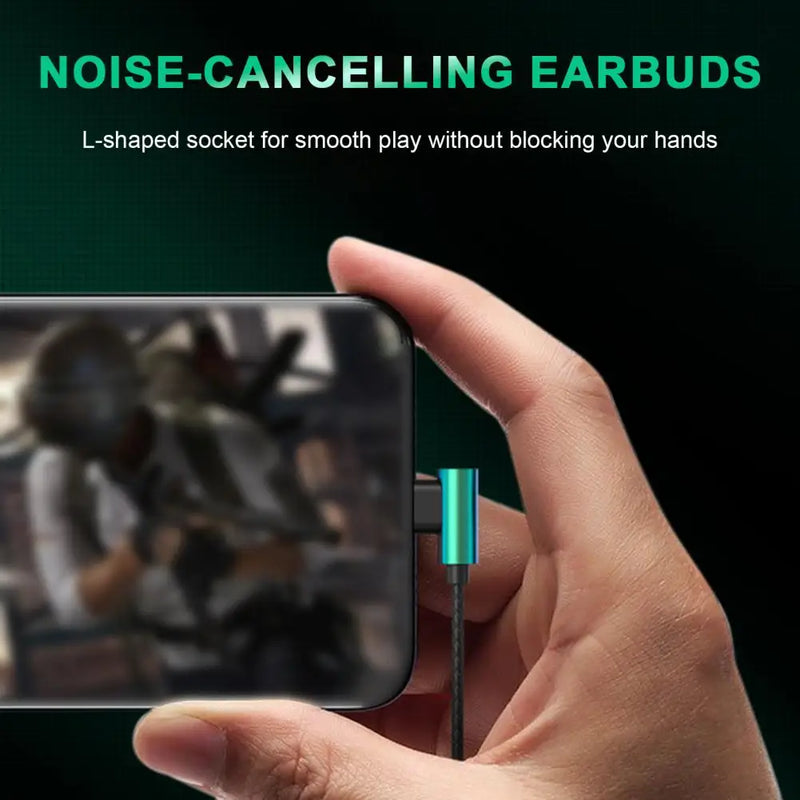 Wired Headphones Stereo Sound Sports Headset with Microphone Gaming Earphones 3.5mm/Type-C Plug In-ear Headphone audifonos
