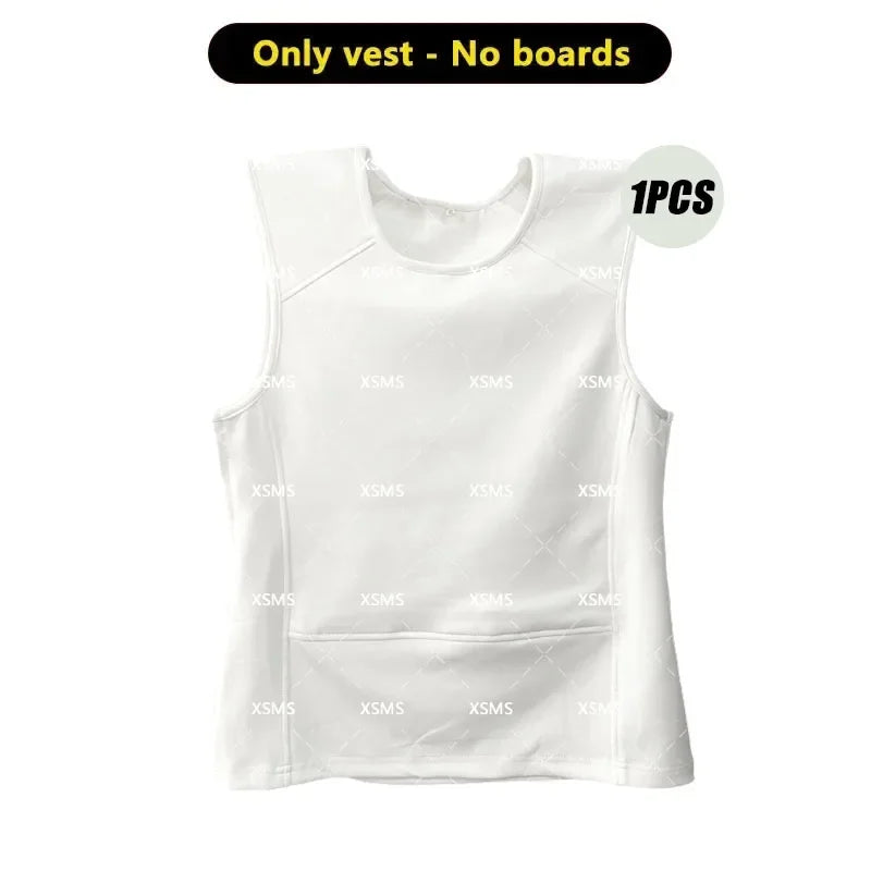 vest alone is not bulletproof  -  Ballistic Vest Concealable Armor Undershirt Sleeveless Bulletproof T-Shirt