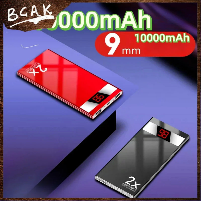 New Style BCAK Large capacity power bank rated 10000mAh Android ultra-thin mobile phone universal mobile power bank BCAK