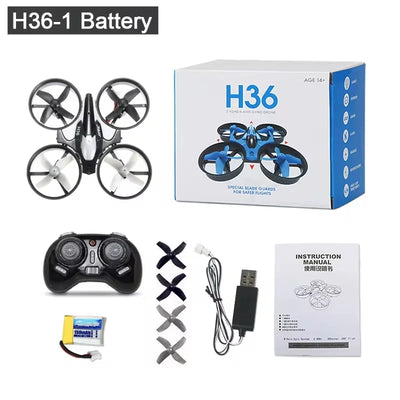 Xiaomi H36 Mini RC  Drone 4ch 6-Axis Headless Mode Helicopter 360° Flip Remote Control Quadcopter Toy Mini Drone For Kids Gift