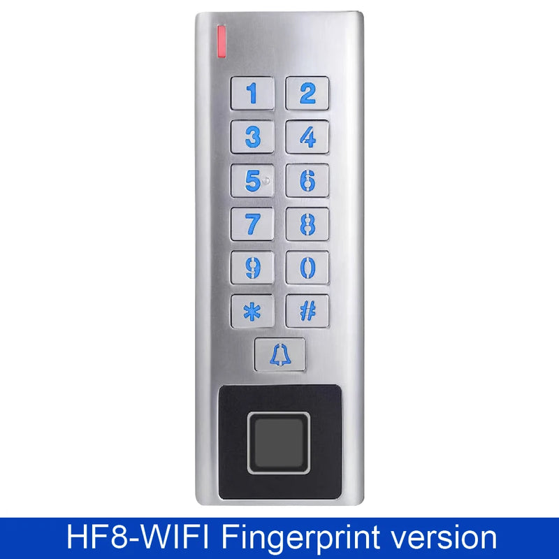 Waterproof Tuya APP Access Control Keyboard Wifi Remote Unlock RFID Fingerprint Access Keypad Digital Door Lock Opener 10000user