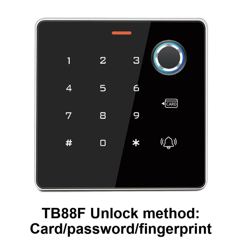 Outdoor Metal Standalone Digicode RFID Access Controller Keypad Wiegand Card Reader 125KHz Rainproof for Access Control System