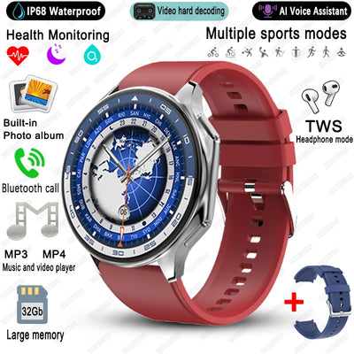 2025 New For OPPO Watch X High-End Business Watch Men 32G Memory Video Playback Smart Watch Sports Fitness Waterproof Bracelet