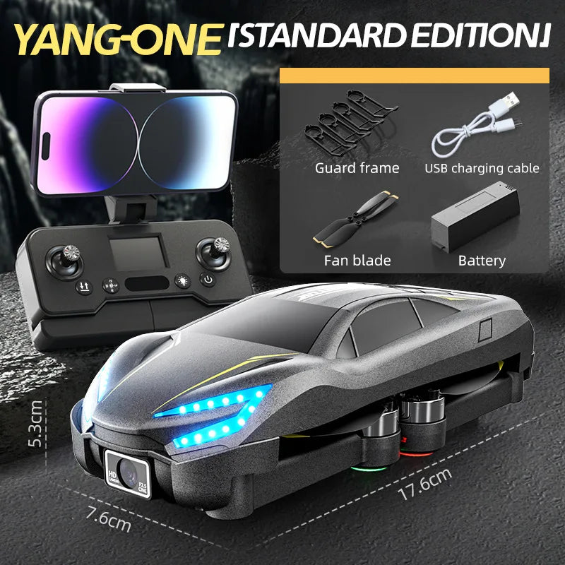 New Jjrc X39 Brushless Remote-Controlled Airplane Simulation Car Design High-Definition Dual Camera 8k Aerial Drone Toy