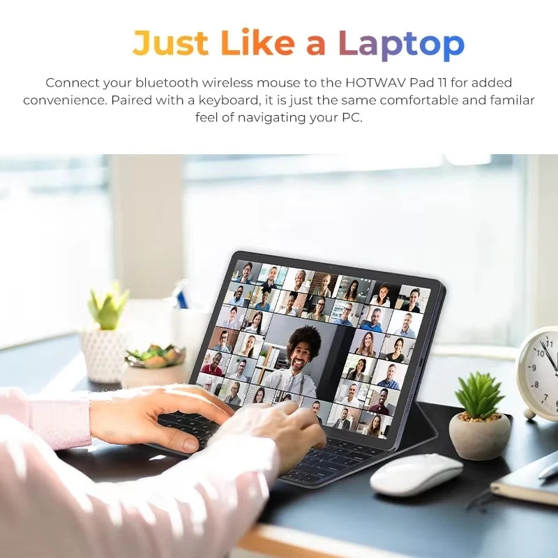 2024 HOTWAV Pad 11 Tablets 11 inch Android tablet 8000mAh Battery PC Mode 12(6+6)GB 256GB Widevine L1 Low Blue Light Tablets PC